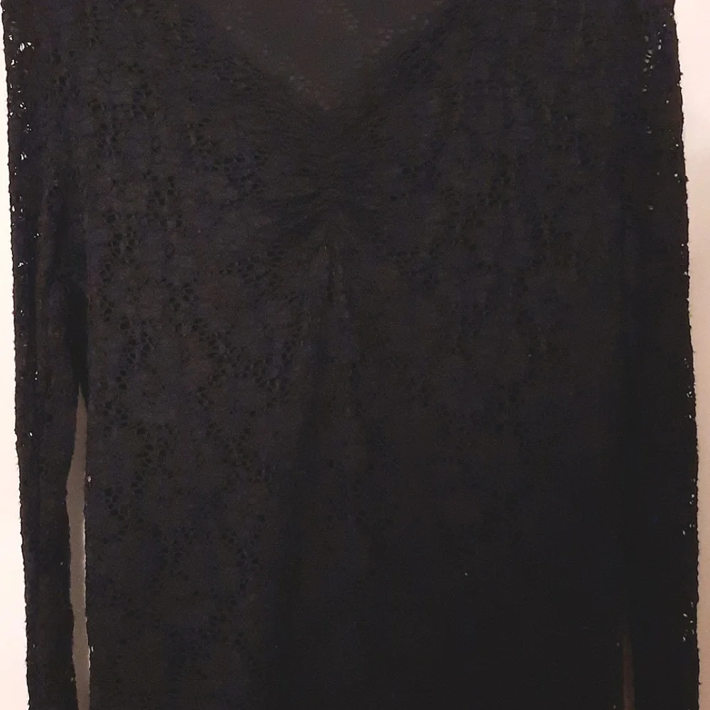 Jaclyn Smith long sleeve net shirt - Picture 4 of 4